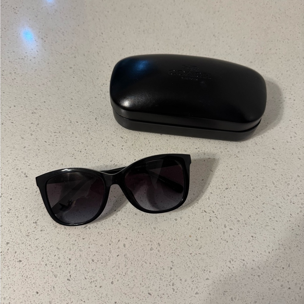 Coach Geometric Square Sunglasses with Case